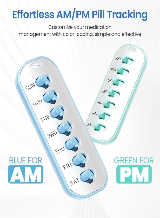 Betife 2-Pack Pill Reminder Tracker - Elastic Lanyard & 3M Stickers, Reusable Medication Reminder for Most Pill Bottles, Daily Habit Tracker for Seniors & Busy Adults - Image 4
