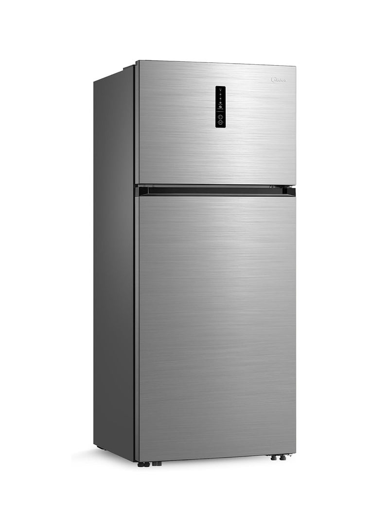 Midea 723L Gross & 535L Net Capacity Double Door Refrigerator With Control Panel, Equipped With Smart Sensor, Electronic Control, Inverter Quattro, Active-C Fresh Technology 723 L MDRT723MTE46AED Silver - Image 1