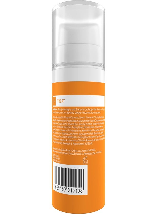 PAULA'S CHOICE كريم العين سوبر بوست C5 من باولا مع 5% فيتامين C، حمض الهيالورونيك والببتيدات، للعيون المنتفخة، الهالات السوداء، الخطوط الدقيقة وتجاعيد الزاوية، 0.5 أونصة سائلة - Image 4