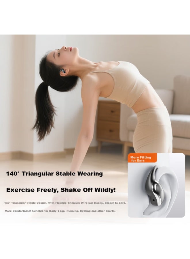 Viken [latest 2025 Model | Harman Kardon Grade] Bone Conduction Bluetooth Earphones, Over-ear Concept, Sports Running, Wireless, Open-style, Non-in, Ear-friendly, Ultra-long Battery Life - Image 2