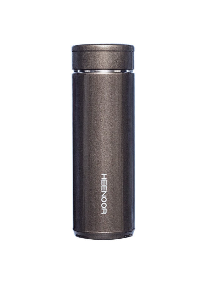Heenoor Xino Insulated Mug For Men, 304 Stainless Steel Water Bottle, Large Capacity, Car-friendly, Filtered Tea Cup, Xn-7602 Gray, 550ml - Image 2