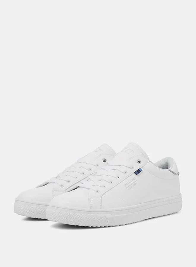 JACK & JONES Round Toe Lace Up Sneakers
