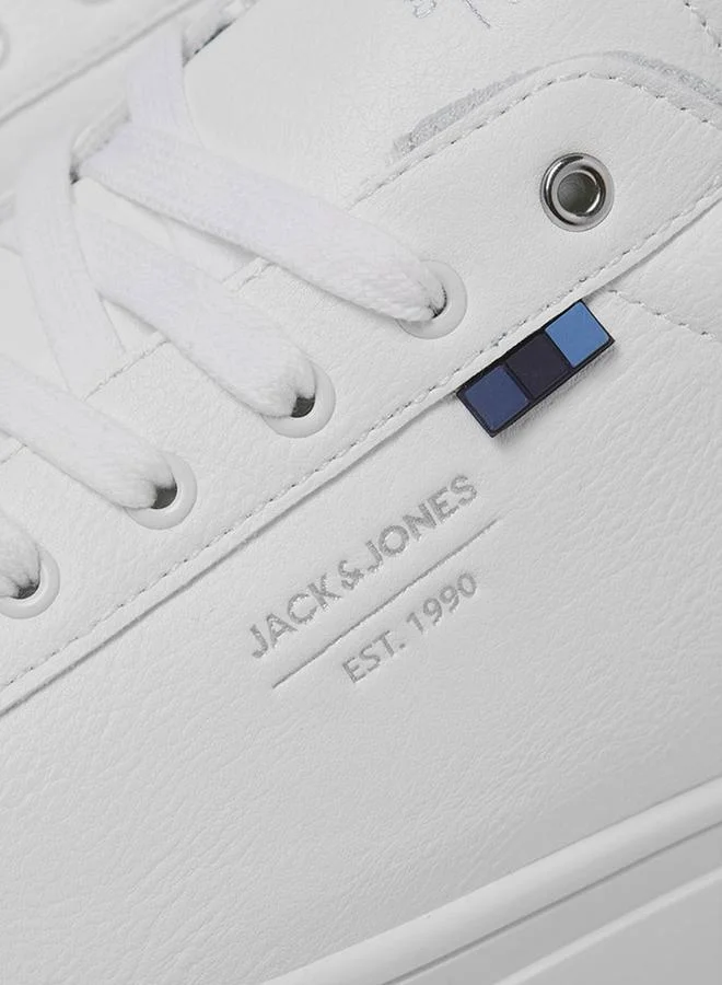 JACK & JONES Round Toe Lace Up Sneakers