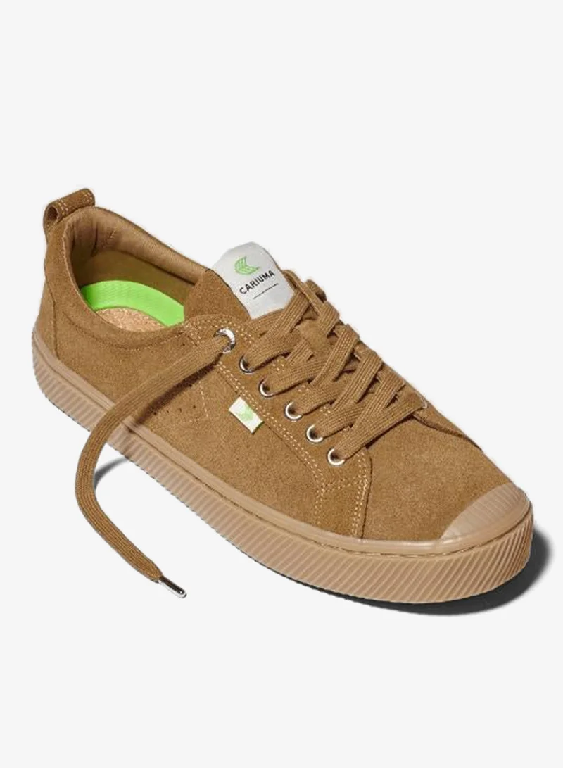 Cariuma OCA Low All Camel Suede Sneaker