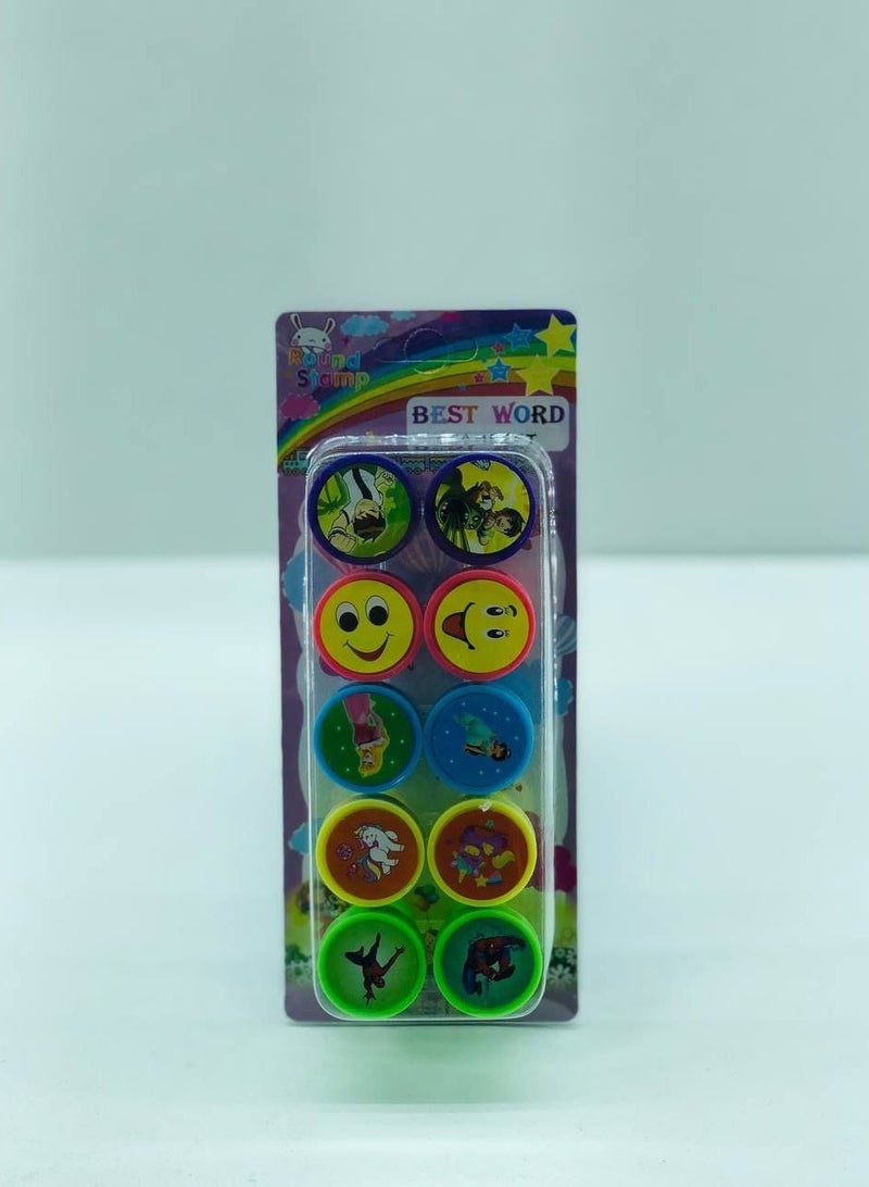 Children's finishing card, finishing card in different shapes. Card: 10 pieces. - Image 1