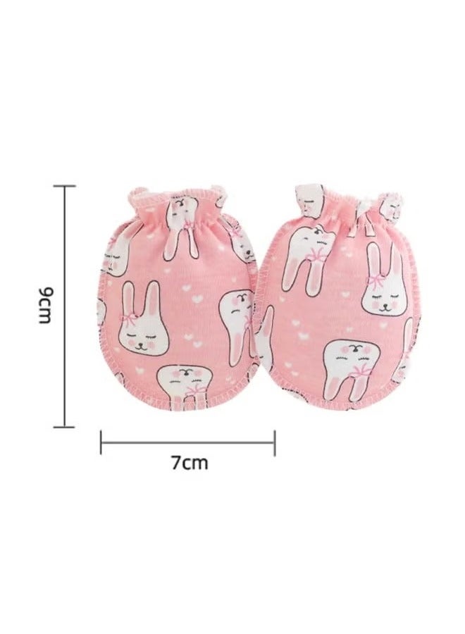 6 Pair Baby Anti Scratch Mittens for Newborn Boys Girls, Elasticity Adjustable Breathable Meshes No Scratching Gloves Mitts Mits, Suit 0-12 Months Boy And Girl  - Image 2
