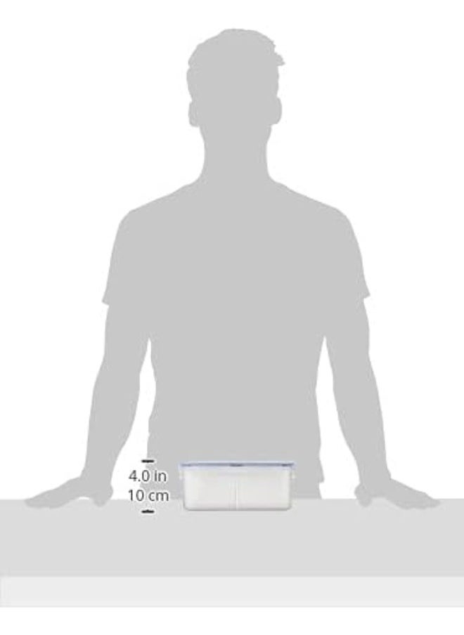 LOCK & LOCK - L&L Divided Rectangle Food Container 2.3L 23.2 x 16.5 x 9.5 cm -Clear - Image 1