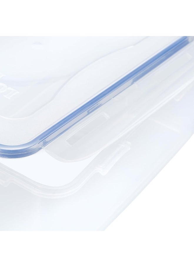 LOCK & LOCK - L&L Divided Rectangle Food Container 2.3L 23.2 x 16.5 x 9.5 cm -Clear - Image 1