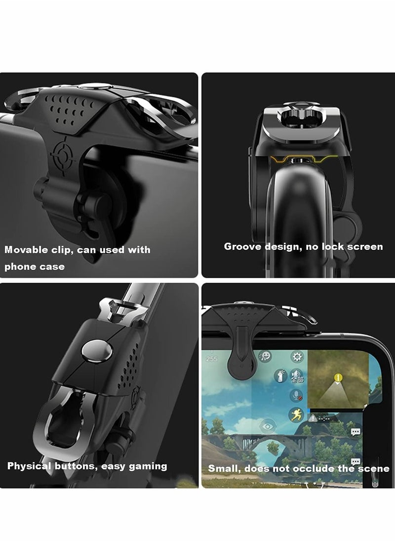 SYOSI - Mobile Gaming Triggers for Mobile FPS Games, L1 R1 Shooter Controller for Mobile Gaming - Image 1