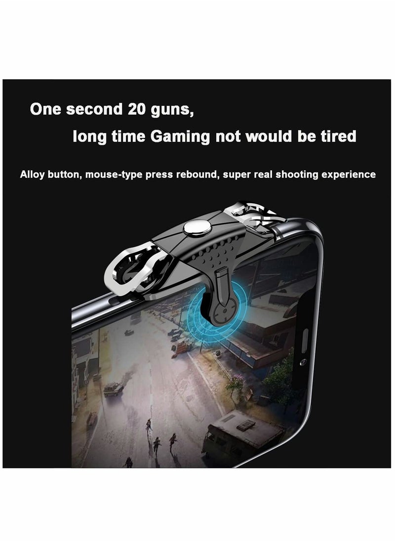 SYOSI - Mobile Gaming Triggers for Mobile FPS Games, L1 R1 Shooter Controller for Mobile Gaming - Image 1