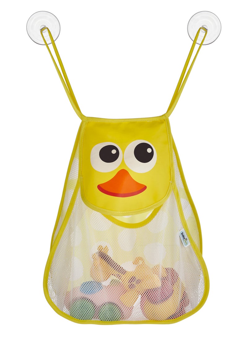 BabyJem Babyjem Duck Shaped Bath Toy Organizer Bag | Adult & Kid-Friendly | Shower Caddy, Suction Cup, Waterproof | Durable, Space-Saving | Mold-Free, Circle Window | Multi-Purpose & Rustproof  - Image 1