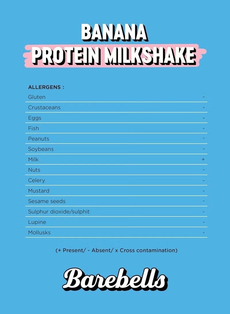 بيربيلز بروتين ميلكشيك نكهة الموز 330 مل – عبوة 8 - Image 2