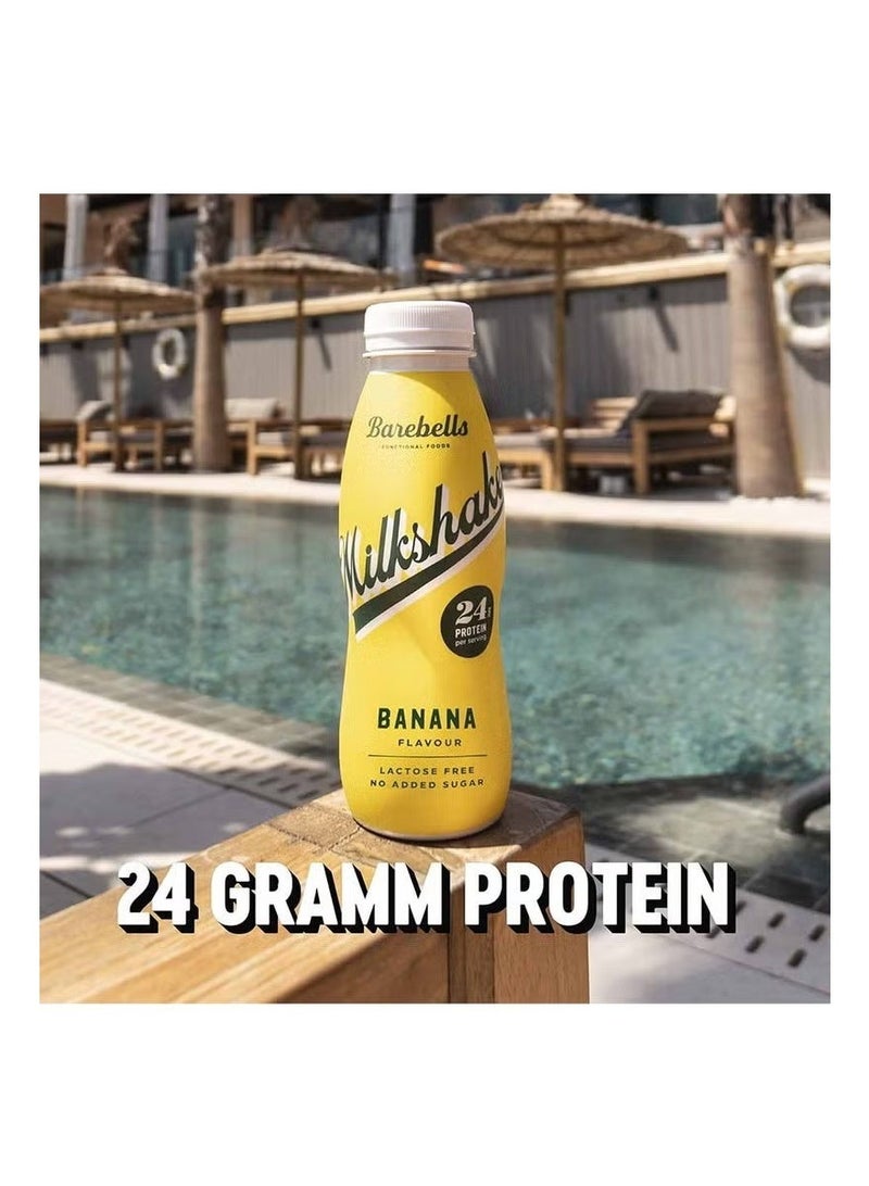 بيربيلز بروتين ميلكشيك نكهة الموز 330 مل – عبوة 8 - Image 4
