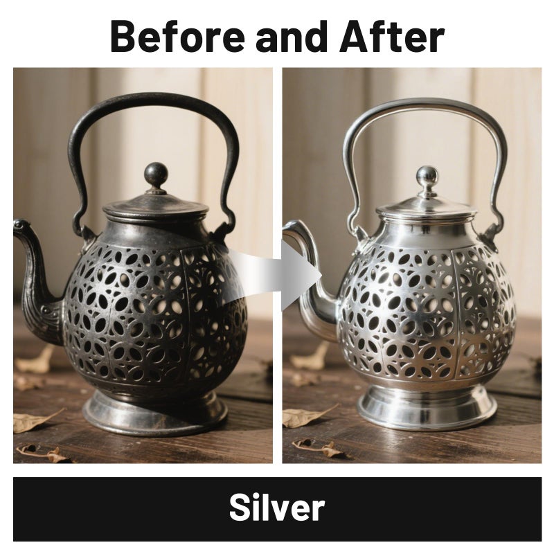 SENVEN Liquid Silver Leaf Paint High Gloss Multi Surface Rich Silver Paint for Metal, Wood, Plastic, Canvas, Appliance, Furniture Scratch Repair & Art Handcrafts 30ml/1.5oz Fast Drying Acrylic Metallic Finish - Image 5