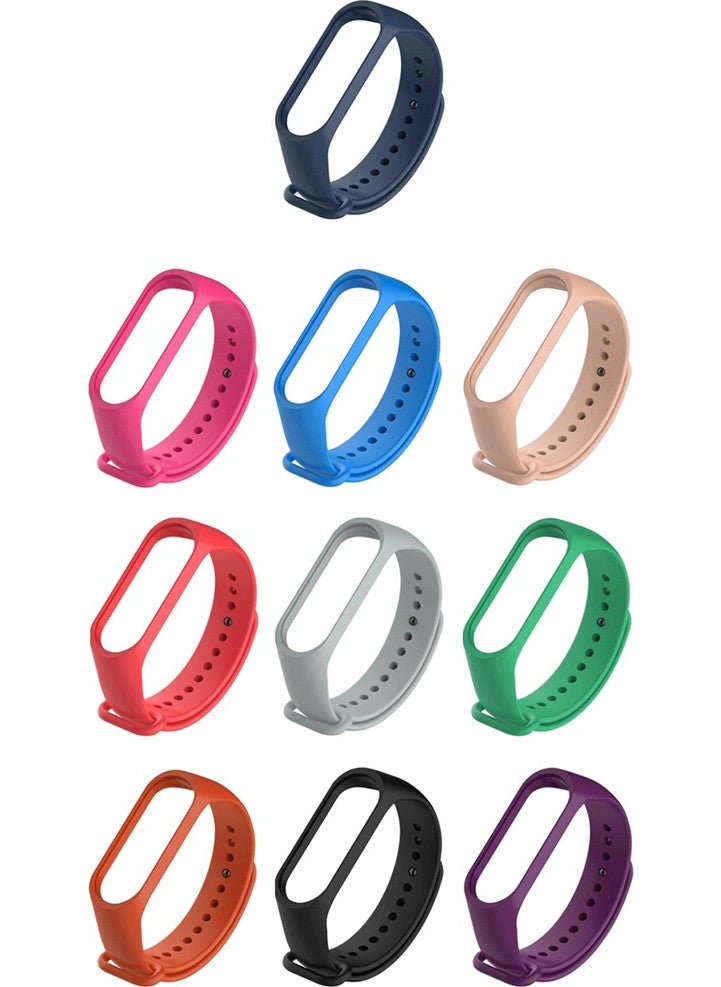 APEXEL Xiaomi Mi Band 3 and 4 Compatible Band Set 10 Pcs 