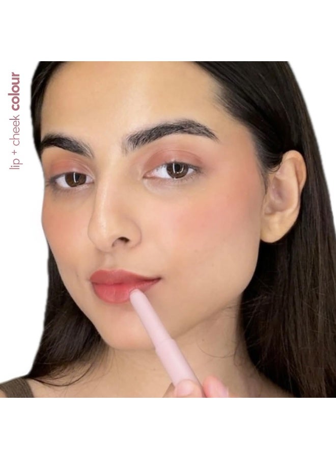 روبيز أورجانيك أحمر الشفاه "OneStick" من Ruby’s Organics للنساء - درجة Blurr، قلم تحديد للشفاه والخدود، لمسة نهائية مطفأة (Matte)، مكياج شفاه - غني بمضادات الأكسدة والفيتامينات، خالٍ من المواد الكيميائية - لون مرجاني (Coral) - Image 3