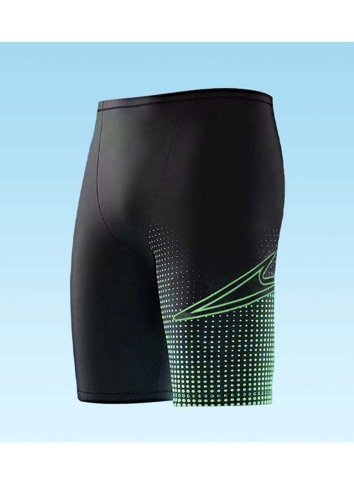 KUYING New High Waisted Flat Angle Swimming Trunks - Image 1