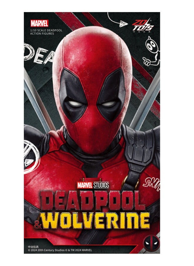PlayandDream - Deadpool and Wolverine, Deadpool 1/10 Scale Action Figure - Image 1