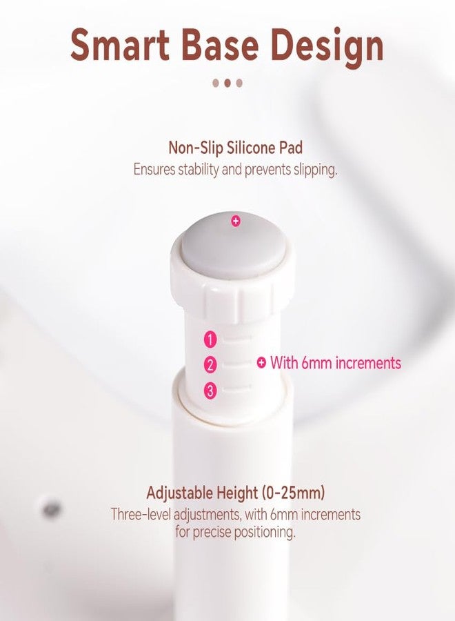 KADS 3-Height Adjustable Nail Hand Rest Pillow - Ergonomic Armrest Manicure Hand Cushion with Non-Slip Base for Nail Art, Gel Polish & Acrylics - Image 5