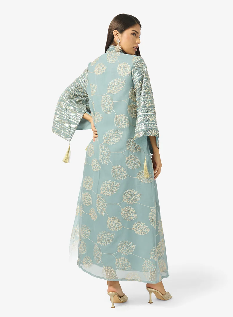 Khizana Embroidered Jalabiya