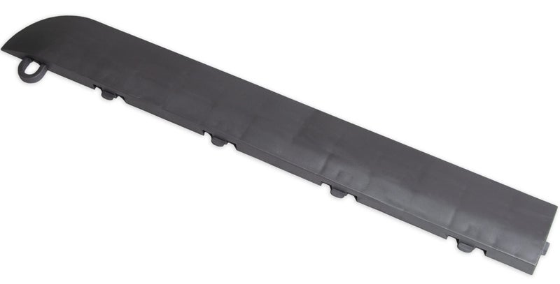 Big Floors Male Transition Edge Kit, Durable Interlocking Modular Garage Floor Edging, Compatible with RaceDeck, GarageTrac and GarageDeck Products, (11 Piece), Graphite - Image 3