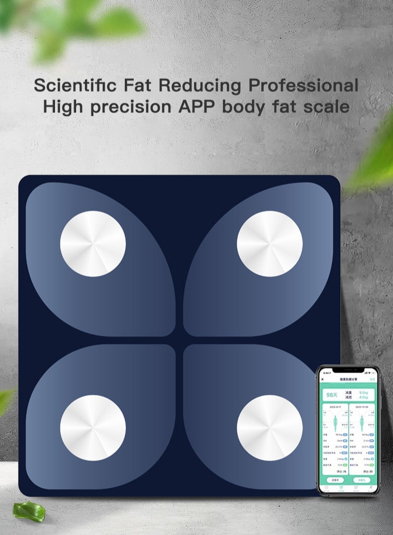 Sharpdo Smart Scale for Body Weight, Digital Bathroom Scale BMI Weighing Bluetooth Body Fat Scale, Body Composition Monitor Health Analyzer with Smartphone App - Image 2