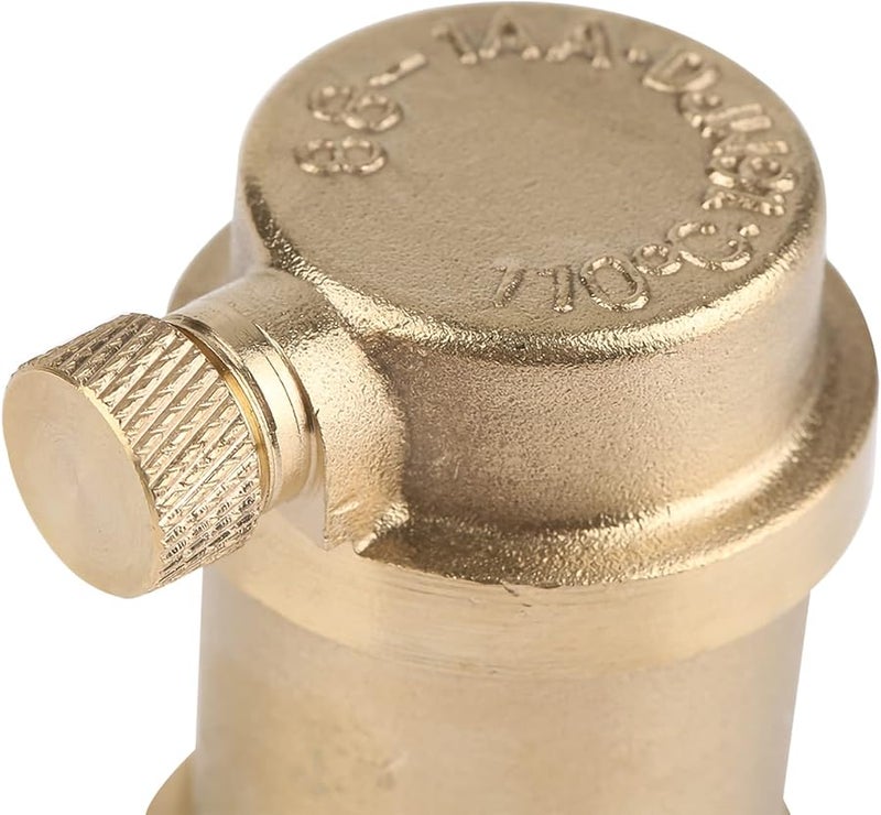صمام تهوية هواء أوتوماتيكي من النحاس DN25 G1 لسخان المياه الشمسي لتخفيف الضغط - Image 2