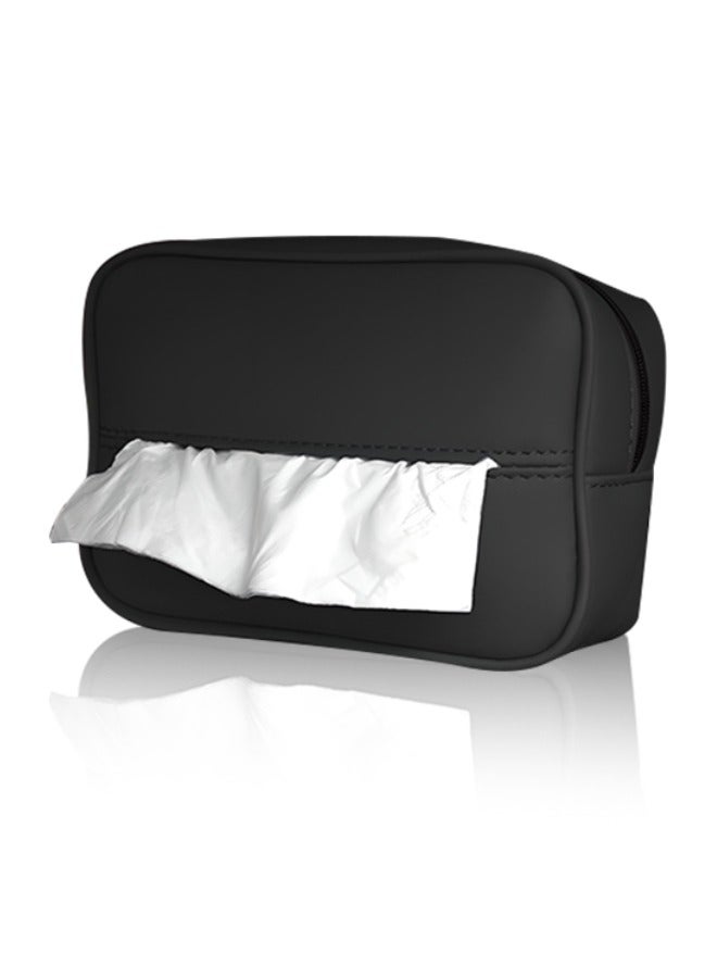 Generic Large Capacity Car Tissue Storage Box, Cleanable Tissue Box Holder, Can Be Used In The Car, Restaurant, Bathroom - Image 1