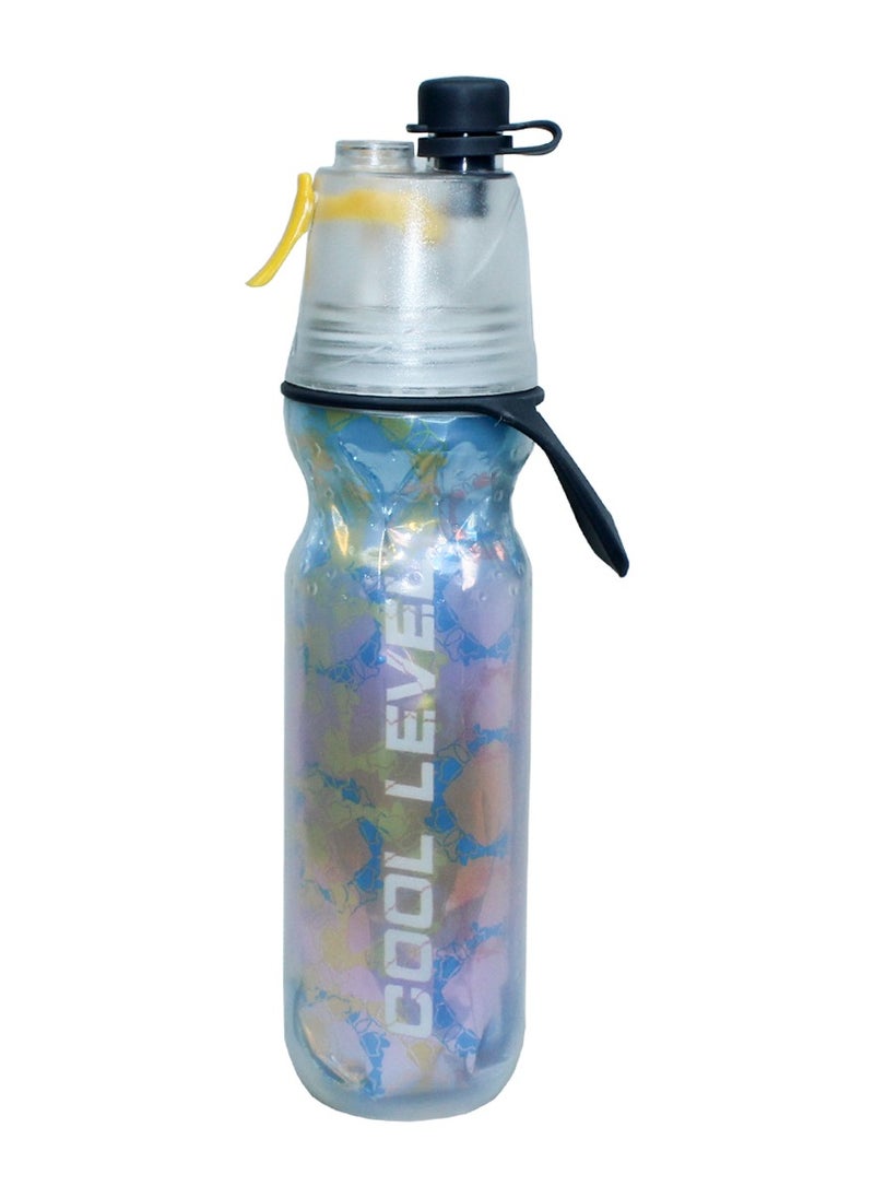 Insulated Water Bottle with Sip and Mist Spray Function, Leakproof Spout, Double Walled Aluminum Insulation Keeps Drinks Cool for Hours - Perfect for Sports, Gym, Cycling, Running, Outdoors and More