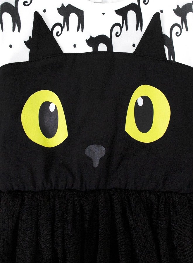 Magic Park 12M-9Y Toddler Girl Holiday Tulle Dress Girls Long Sleeve Tutu Dresses Kids Casual Outfits Winter Clothes (White-A, 2-3 Years) - Image 5