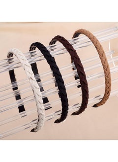 Deoot 4 Pack Headbands For Women Solid Colors Cute Thin Headbands Non Slip Fashion Headband Braided Headbands Hair Accessories For Women Girls（4 Colors  - Image 3