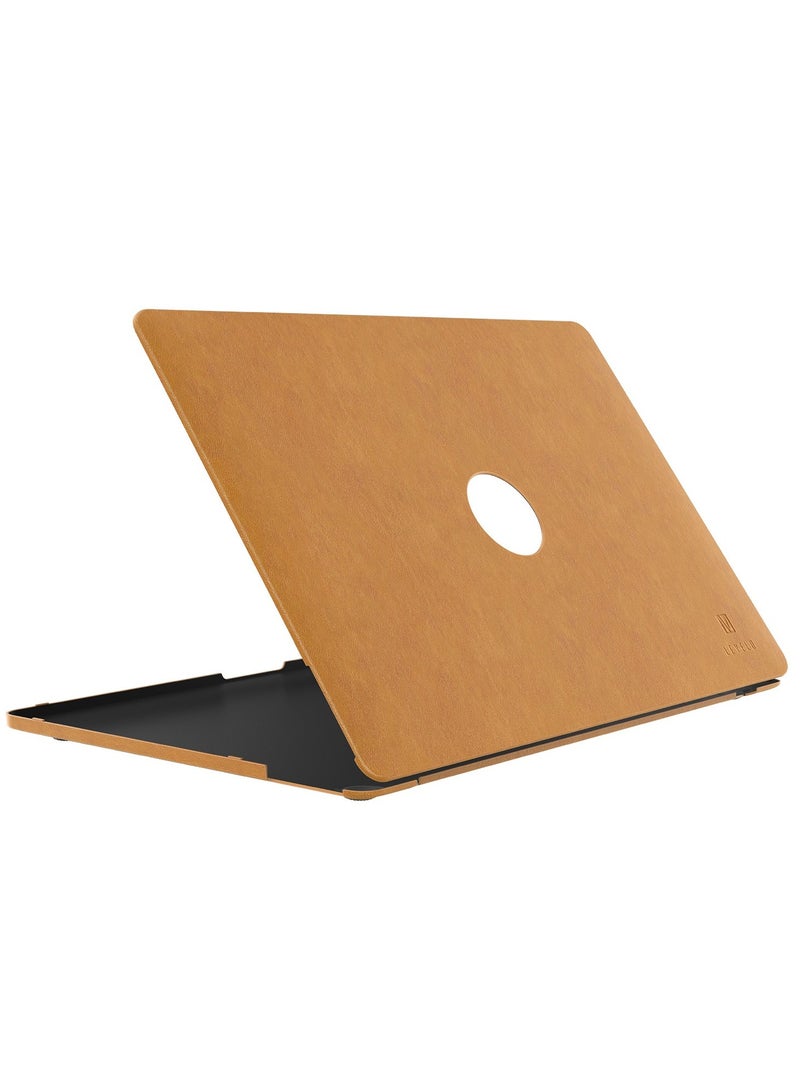 ليفيلو حقيبة ماك بوك برو 16 بوصة من جينيفا مصنوعة من الجلد - بني - Image 2