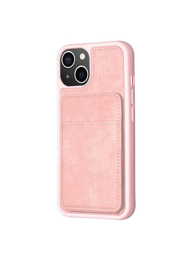 S-TOP Case For iPhone 15 Plus BF28 Frosted Card Bag Phone Case with Holder - Image 2