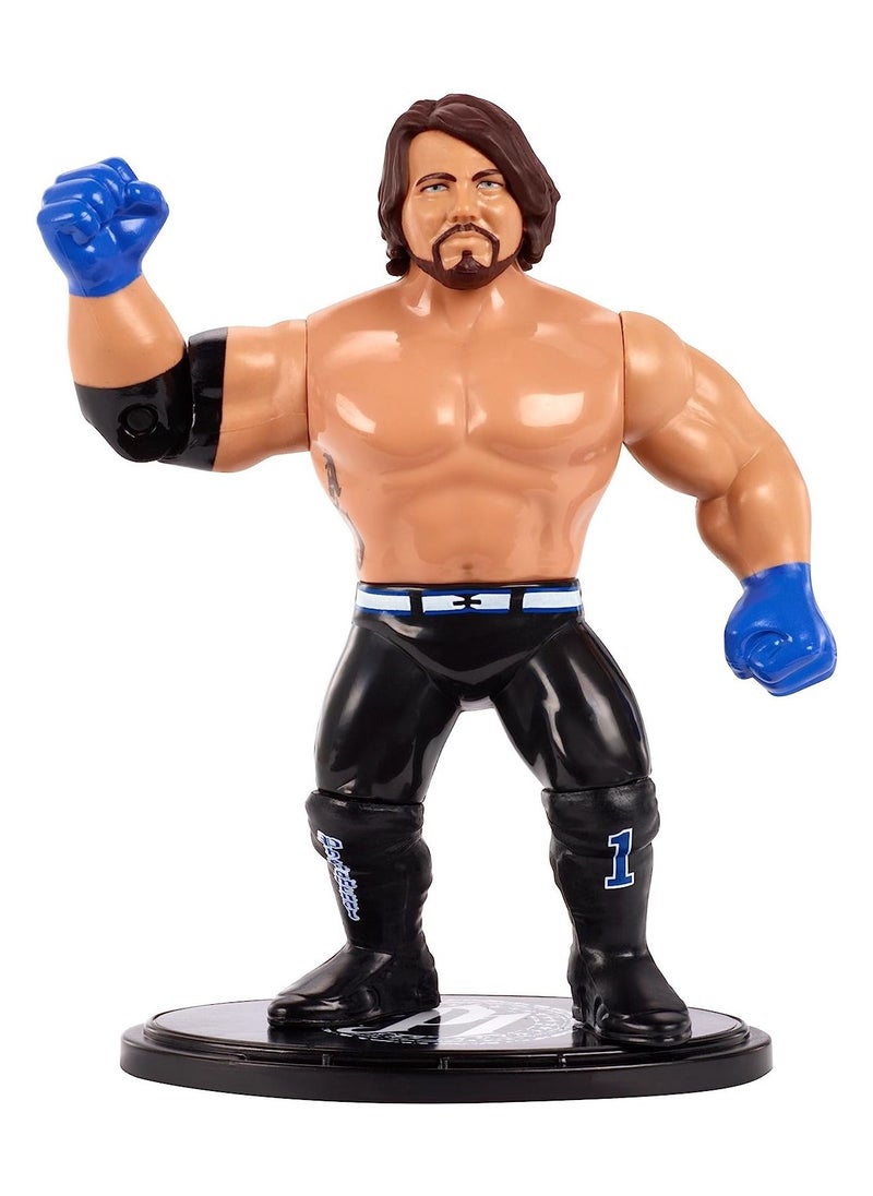 Mattel Games WWE Retro Series AJ Styles 4.5" Action Figure  - Image 1