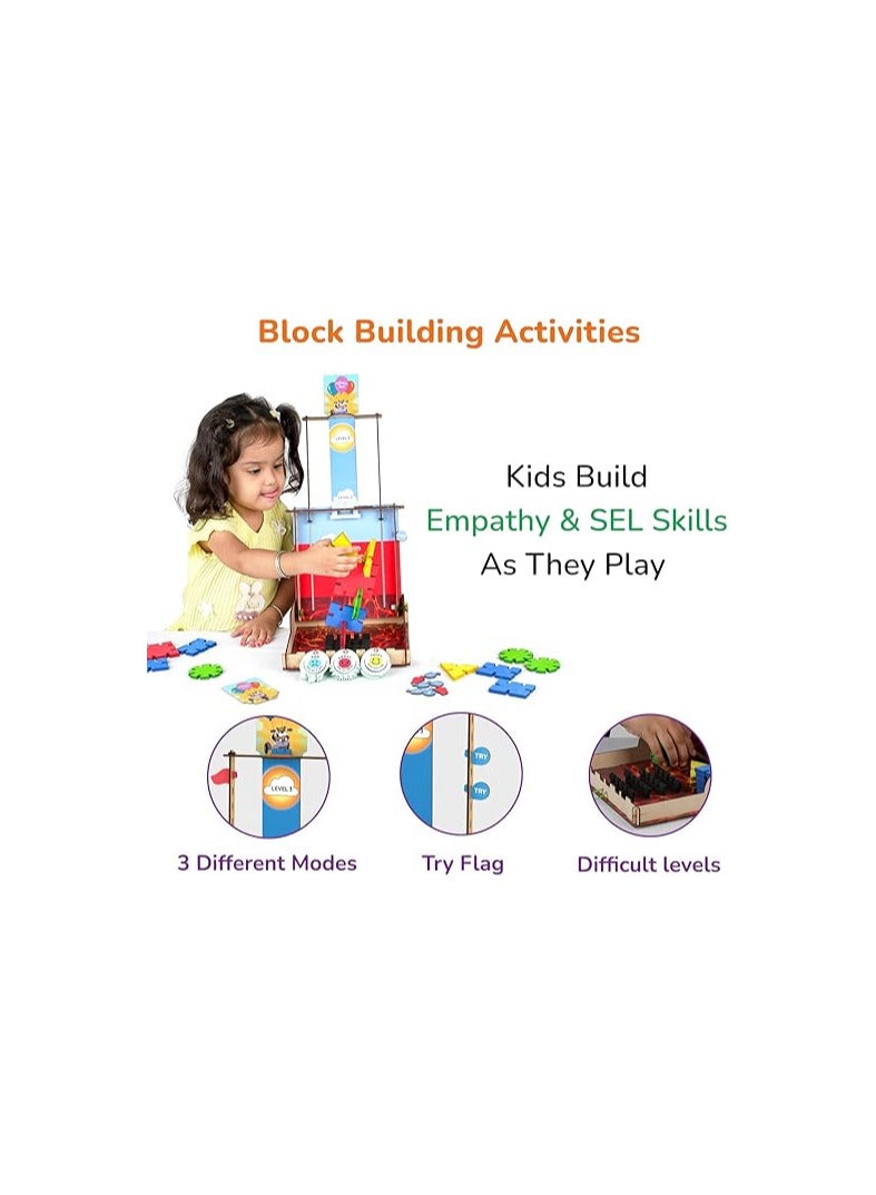 Smartivity Smartivity Eq Building Kit For Kids 4 To 8 Years|Best For Early Social & Emotional Development Toy For Boys & Girls Age 4-5-6-7|Educational Activity Game|Made By Iit Delhi Alumni,Multicolor  - Image 3