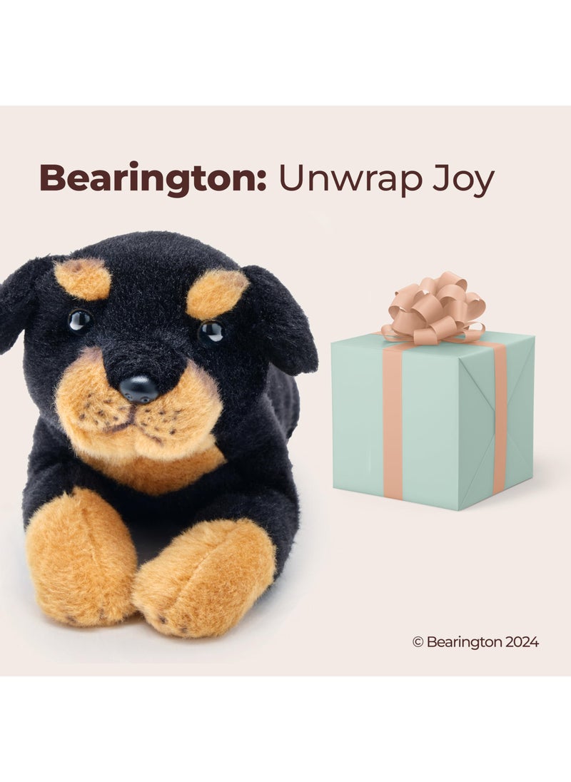 Bearington Collection Bearington Lil' Gunner The Rottweiler Stuffed Animal, 8 Inch Dog Stuffed Animal  - Image 5