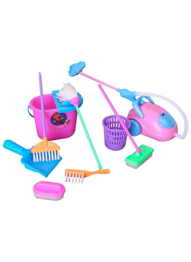 E-TING - Miniature Mop Dust Pan Brush Broom Bucket Doll Housework Cleaning Supplies Tools Set Dollhouse Furniture Decoration Accessories For 711.5 Inch Dolls Accessories - Image 1