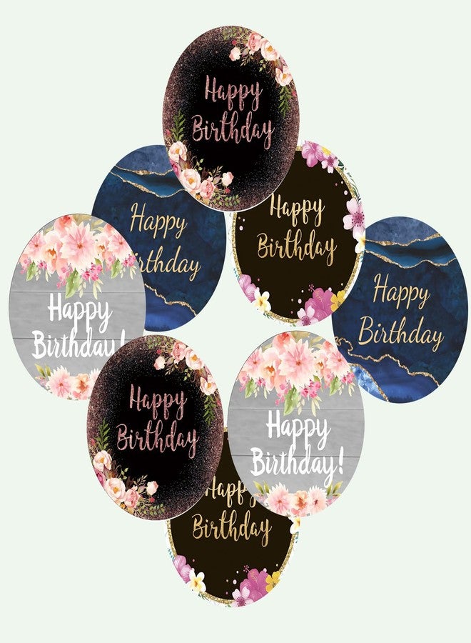 SLGIFT Vinyl Happy Birthday Theme Sticker, Self-Adhesive Vinyl Stickers, 40 Pieces, 2 x 2 Inches Round Sticker, 4 Unique Designs, R193 - Image 3