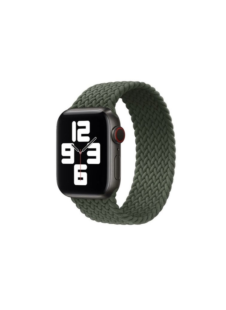 TWEGGON 3Pc Pack Nylon Solo Braided Bands/Straps Medium Size for Apple Watch All Series Compatible with 46mm/45mm/44mm/49mm  - Image 4