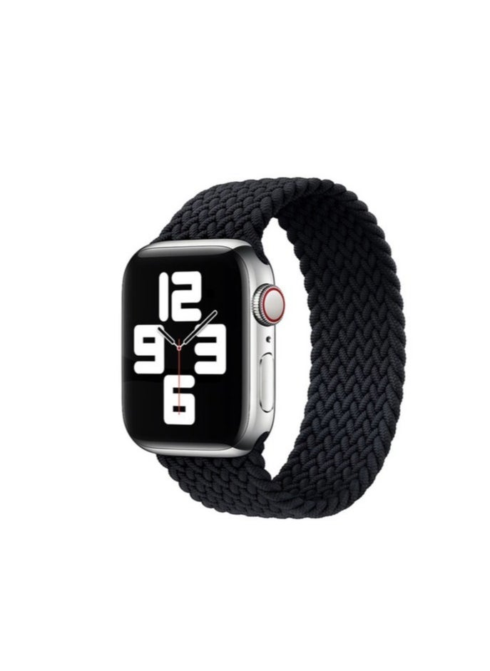 TWEGGON 3Pc Pack Nylon Solo Braided Bands/Straps Medium Size for Apple Watch All Series Compatible with 46mm/45mm/44mm/49mm  - Image 2