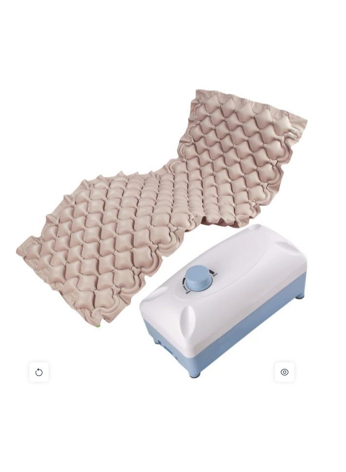 Alternating Pressure Bubble Air Mattress with Electric Pump for Bed Sore Prevention, PVC Air Cushion Mattress for Home Care and Long-Term Bed Rest - Image 1