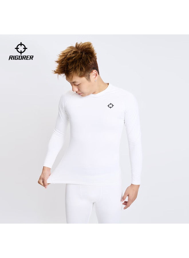 Rigorer Thermal Compression Shirt Winter Men's Running Training Fitness High Elastic Quick-dry Warm Long Sleeve Functional Underwear - Image 2