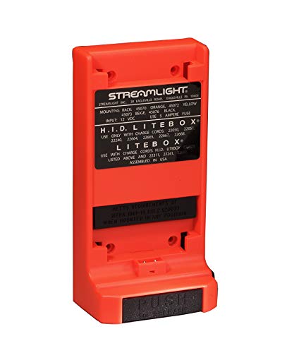 Streamlight 45070 Mounting & Charging Rack for LiteBox, FireBox & HID LiteBox Lanterns, Orange - Image 5