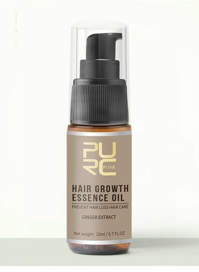 PURC - Hair Growth Essence Oil For Hair Fall Hair Regrowth & Scalp Treatment Ginger Essential Oil Supports Healthy Hair Thinning Treatment Hair Growth Oil for Women & Men 20ml - Image 1
