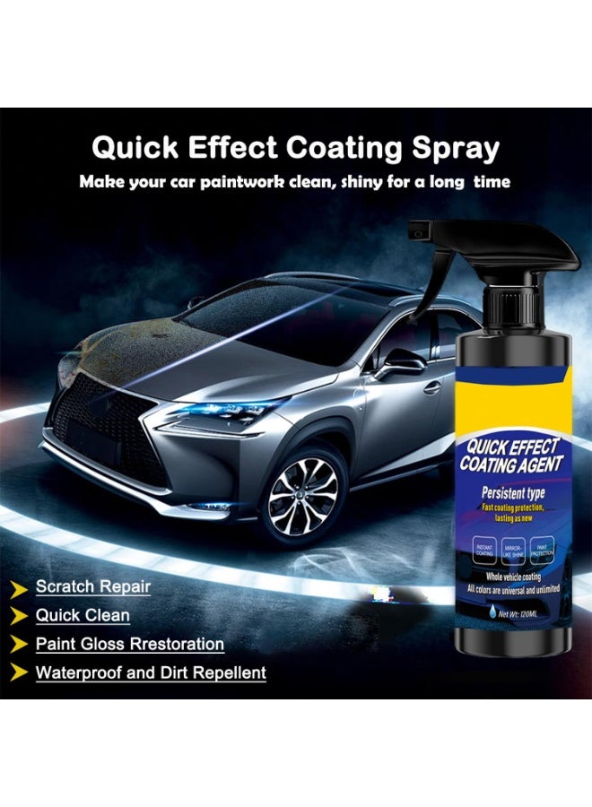 جومو ستور بخاخ طلاء سيراميك للسيارات 120 مل – لمعان عالي وتلميع، إصلاح خدوش الطلاء وحماية طويلة الأمد – مثالي لتفاصيل السيارة الخارجية - Image 2