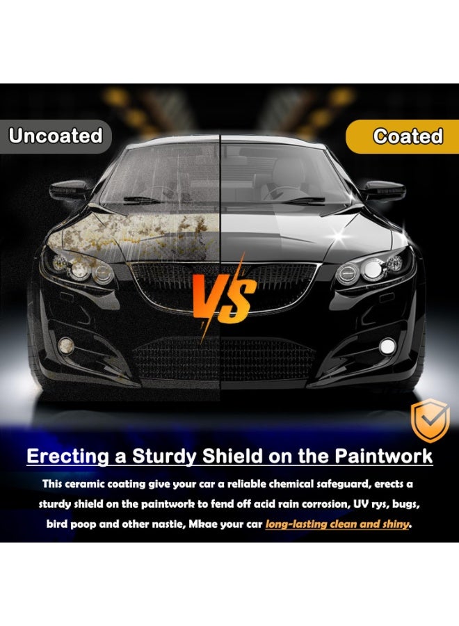 جومو ستور بخاخ طلاء سيراميك للسيارات 120 مل – لمعان عالي وتلميع، إصلاح خدوش الطلاء وحماية طويلة الأمد – مثالي لتفاصيل السيارة الخارجية - Image 4