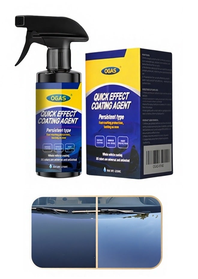 OGAS Ceramic Car Coating Spray 120ml – High Gloss Polish, Paint Scratch Repair & Protection – Long-Lasting Shine for Car Exterior Detailing - Image 1