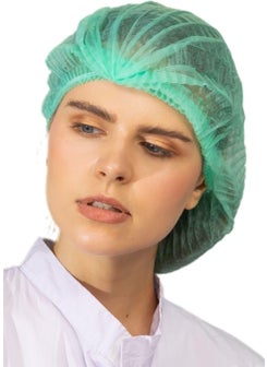 Besni Ticaret Disposable Green Bonnet 52 Cm Large Size Interlining Bonnet 500 Pieces 