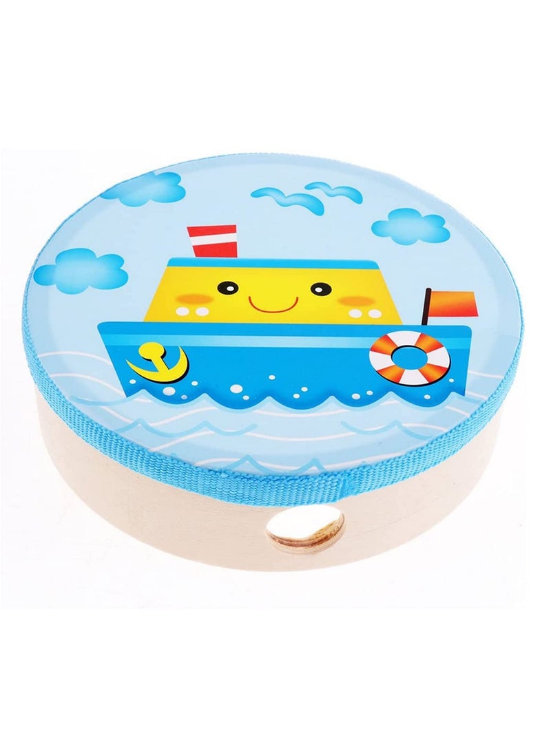 1set Kids Musical Instruments Musical Instruments Wood Xylophone for Kids Children Child Wooden Music Shakers Percussion Instruments Tambourine Birthday Gifts Present - Image 2