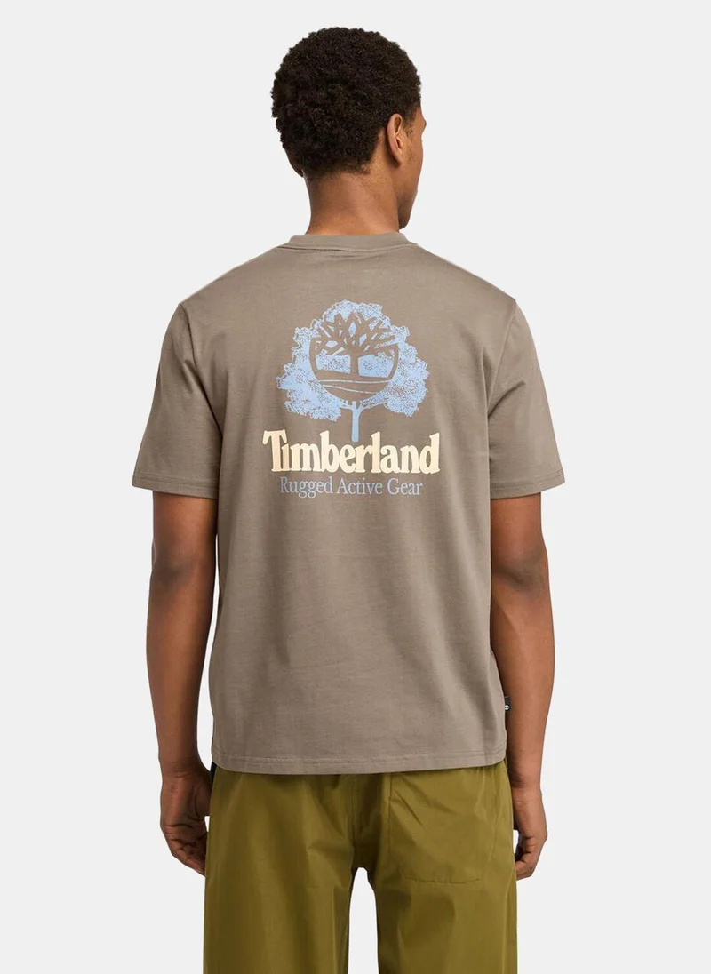 Timberland Men's Rugged Active Gear Graphic T-Shirt